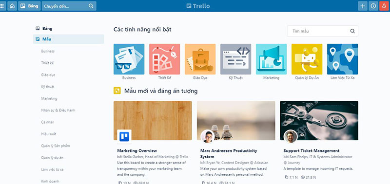trello duy trì sự nhất quán thương hiệu